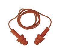 Delta Plus - Kit Bouchons Oreille anti-bruit silicone Marin Rouge (10U)