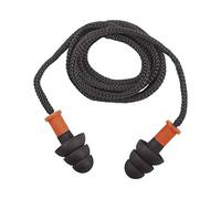 SACHET DE 10 PAIRES DE BOUCHONS D'OREILLE REUTILISABLES EN TPR DELTA PLUS - CONICFIR010OR