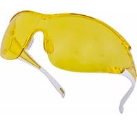 Delta Plus - Lunette en polycarbonate incolore Egon jaune