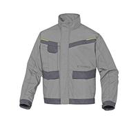 Delta Plus MCVE2GRGT Mach2 Corporate Veste de travail en polyester et coton Ripstop Gris clair/gris foncé Taille L