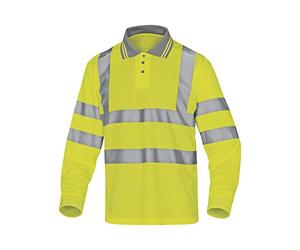 Delta Plus METEOJATM Lot de 1 polo de protection en polyester Jaune fluo Taille M