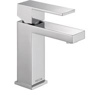 Delta robinet 567lf-sspp Toilettes moderne Poignée simple robinet, chrome, 7.63 x 6.00 x 7.13 inches