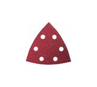 DELTA RWT 93mm Papier abrasif triangle 100 grain - Lot de 5