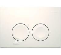 Delta25 Bouton de chasse frontal blanc alpin 115.125.11.5