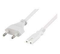 Deltaco DEL-109JP câble électrique Blanc 10 m CEE7/16 IEC C7