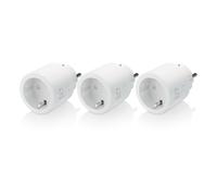 DELTACO Interrupteur SMART HOME, WLAN, 1xCEE 7/3, 10A, minuterie, pack de 3