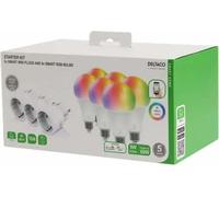 DELTACO SH-KIT03 Smart Kit, 3 x mini douilles, 6 x ampoules LED