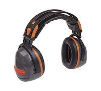 Deltaplus YASMAGJ Casque antibruit pliable - Snr 30 dB, gris/orange, taille réglable