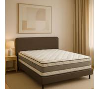 Deluxe Memory Matelas 140x190 Mémoire de Forme Hauteur 21 CM Soutien Ferme