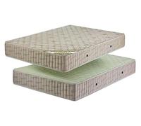 DELUXE13 Matelas en Mousse très Ferme Laine mérinos orthopédique Noyau HR Haute densité Dure, Beige, 90x190x20