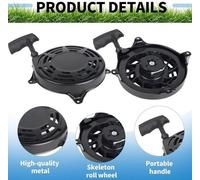 Démarreur à câble Briggs Stratton 497680 498144 Pièces de rechange pour tondeuses - Démarreur manuel