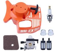 Démarreur à rappel Carburateur Carb Filtre à air Kit Pour Stihl FS55 FS46 FS45 FS38 FC55 HL45 KM55 FS 55 Tondeuse