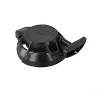 Démarreur à tirage lisse pour tondeuse à gazon Honda Gx35 Gx25 Moteur Brosse haute durabilité Fil d'acier Plastique Noir Pièce de rechange (C)