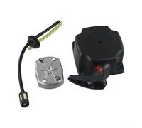 Démarreur à tirer, 66 mm, kit de 3 pièces pour débroussailleuse 49 cc 52 cc, pièce de rechange facile à installer avec griffe de démarrage et conduite de carburant pour l'entretien du jardin