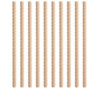 demaxiyad Moulure décorative en bois - Moulure décorative en bois - Fournitures de décoration pour panneaux, étagères, meubles, cheminée, projet, fenêtre, miroir