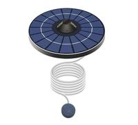 demaxiyad Oxygénateur solaire de bassin 2,5 W, pompe à air avec tuyau et | Utilisation polyvalente : utilisation dans les étangs de jardin, les aquariums, les bains d'oiseaux, les réservoirs de