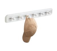 demaxiyad Porte-manteau mural coulissant pour raquette de badminton, crochets muraux pour raquettes, vêtements, clés, ustensiles de cuisine, maison, salle de sport, appartement, école