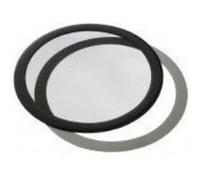 Demciflex filtre à poussière rond pour ordinateur 200 mm (noir) 200mm round black mesh