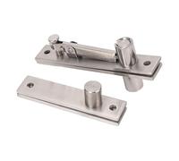 Demeras Charnière de Porte Dissimulée en Acier Inoxydable, Conception épaissie, Charnière Pivotante à 360 Degrés pour Diverses Portes à Cadre en Bois et en Aluminium