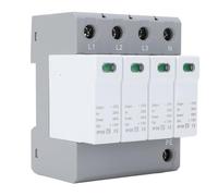 Demeras Parafoudre de Protection 4P, Excellents Matériaux, Protections Multiples pour Usage Domestique ou Industriel, Conception Durable AC275V 40KA