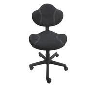 Demeyere 205309 ARGONAUT Chaise dactylo coloris Noir Revêtement Polyester/PVC 57 x 58 x 82 cm