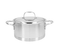 Demeyere Atlantis 7 Faitout avec couvercle 22 cm, Inox 18/10