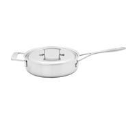 Demeyere Industry 5 Casserole basse avec couvercle D24cm 2.8lt, Poêle + casserole, Argent