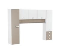 Elément de pont Tidelle blanc/beige mat