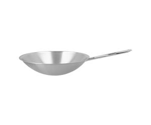 Demeyere Resto 3 36 cm, Wok fond rond, Argent