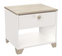 Demeyere Table de Chevet - 1 Tiroir - Izzy - Fabriqué en France - Garantie 2 Ans