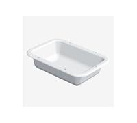 Demi bac à diviseuse rectangulaire 7 L blanc
