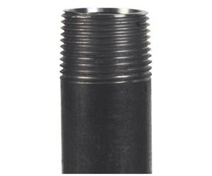 Demi bobine fonte filetée noire - filetage 33/42 noir - longueur 100 mm CODITAL