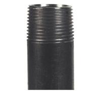 Demi bobine fonte filetée noire - filetage 50/60 noir - longueur 100 mm CODITAL