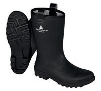 Demi-Botte De Sécurité Fourrée - S5 - Pvc - Noir - Nickel - Taille 41 Delta Plus