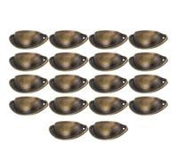 Demi-cercle Poignée de Traction Vintage 18 Pcs en Fer pour Placard | Décoration Maison, Style Rétro Chic, Usage Quotidien, Bouton Classique, Format Semi-circulaire, Meuble