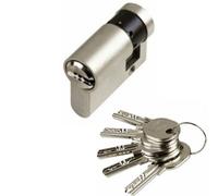 Demi cylindre - 30 x 10 mm - ISR6 - varié- laiton nickelé ISEO