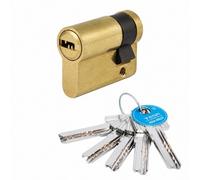 Demi cylindre - 30 x 10 mm - T 60 - varié - laiton poli TESA Sécurité