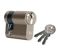 Demi-cylindre City ISEO 30x10mm laiton nickelé - varié V05 KCF001921-520930129V05