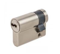 Demi-cylindre haute sécurité Volt en laiton nickelé 40 x 10 mm VACHETTE