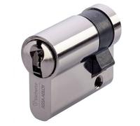 Demi-cylindre simple varié de sûreté en Laiton nickelé - série VIP+ - 40X10mm VACHETTE
