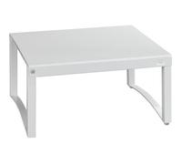 Demi étagère télescopique - WENKO - L30-54xH15 cm - Fer - Plastique - Blanc