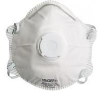 Demi-masque classique avec valve SINGER FFP2 NR D - Boîte de 10 pièces - AUUM20VSL