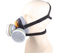 Demi-masque DELTA PLUS bi filtre 2 galettes filtrantes vendues séparément - M6400EGT
