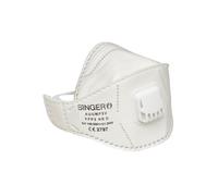 Demi-masque pliable FFP3 NR D Lot de 20 pièces - SINGER - AUUMP3V