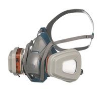 Demi-masque respiratoire à verrouillage rapide 3M 6502QLKIT-1, taille unique, avec filtres remplaçables A2-P3, lot de 7 pièces