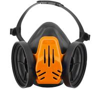 Demi-masque respiratoire en caoutchouc pour 2 filtres - SINGER - DM756C