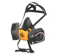 Demi-masque respiratoire grande taille DEWALT avec filtres A2-P3