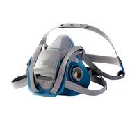 3M Demi-masque respiratoire réutilisable série 6500 K6502QL – fermeture rapide Silicone/Nylon M