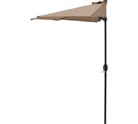Demi-parasol 'Eger' Ø300 semi-circulaire Beige