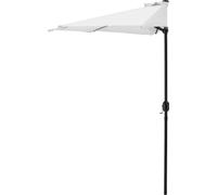 Demi-parasol 'Eger' Ø300 semi-circulaire blanc